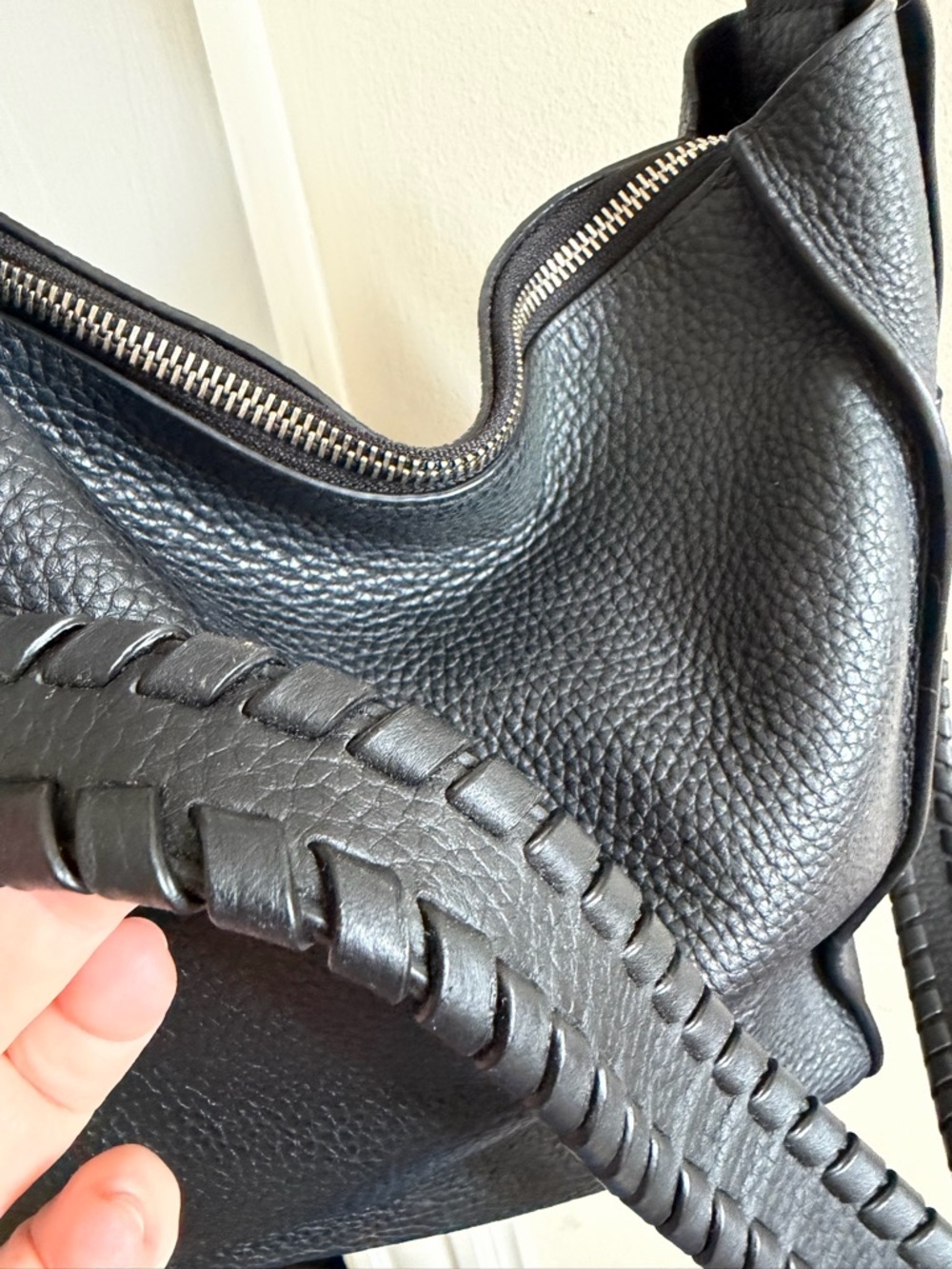 All Saints Black Kita shoulder bag - Picture 6 of 7